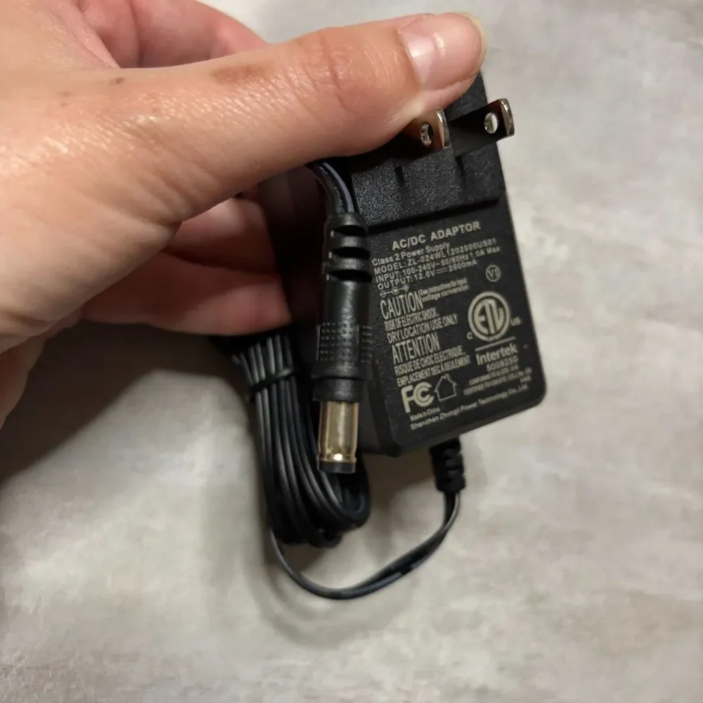 AC/DC Class 2 Power Supply and Car Charger Set Black